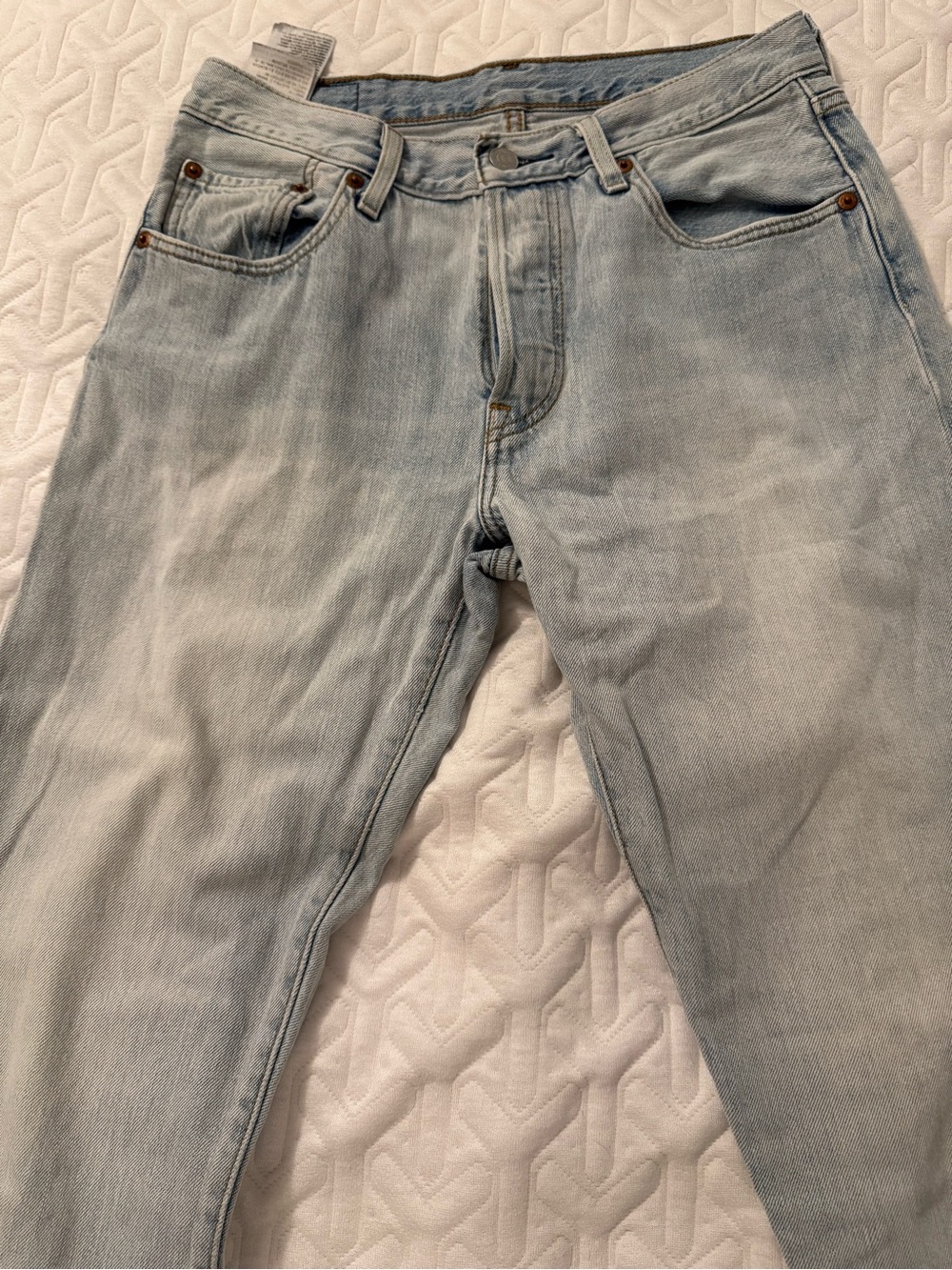 Levi's Light Blue Straight Leg Jeans